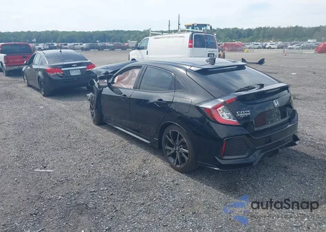 2018 Honda Civic Sport Touring z USA, uszkodzony, nr VIN SHHFK7H91JU407410
